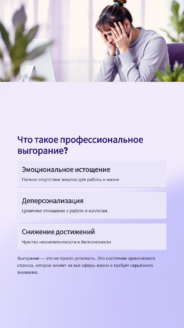 🔥 5 признаков выгорания, которые нельзя игнорировать | Сетка — социальная сеть от hh.ru