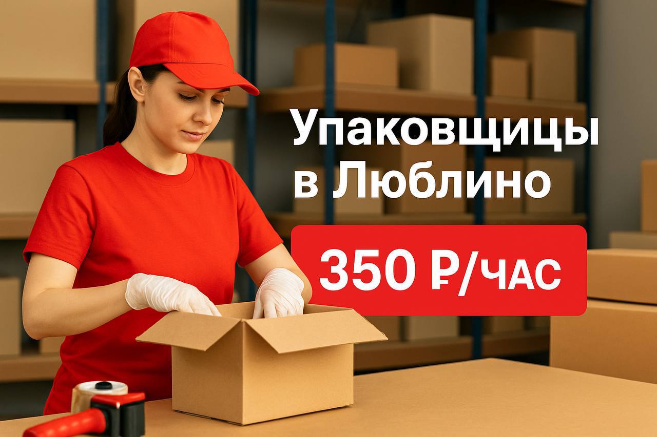 🚨 СРОЧНО! Упаковщицы на фулфилмент в Люблино 🚨
📦 Работа на складе (постоянка и подработка)
⏰ График:
— С 08:00 до 20:00
— Можно обсуждать подработку или полный день
💰 Оплата:
— 350 ₽/час
— от 4 000 ₽ ... | Сетка — социальная сеть от hh.ru