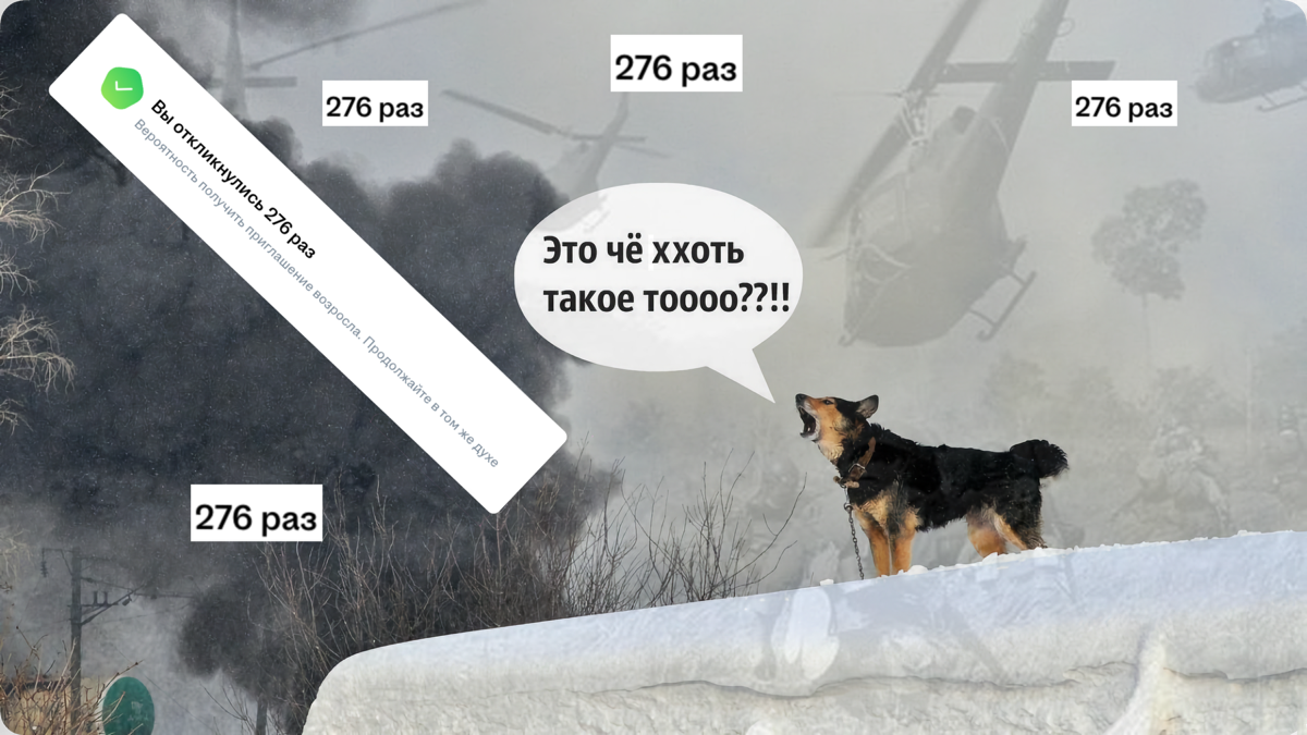 Рука бойца откликаться устала | Сетка — социальная сеть от hh.ru