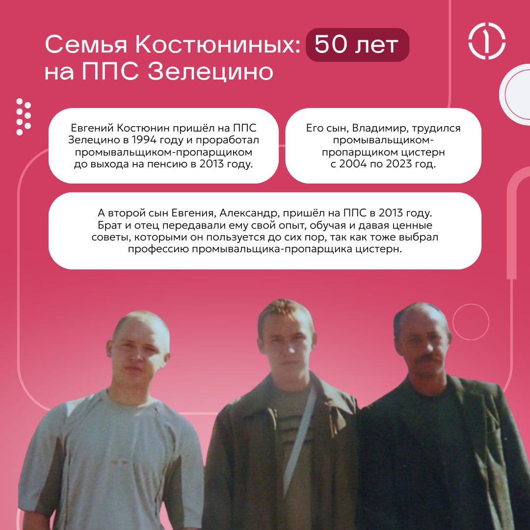 ❤️ 185 лет общего стажа: как трудовые династии ППС Зелецино передают опыт из поколения в поколение
На нашей промывочно-пропарочной станции Зелецино в Нижегородской области железнодорожные цистерны тща... | Сетка — социальная сеть от hh.ru