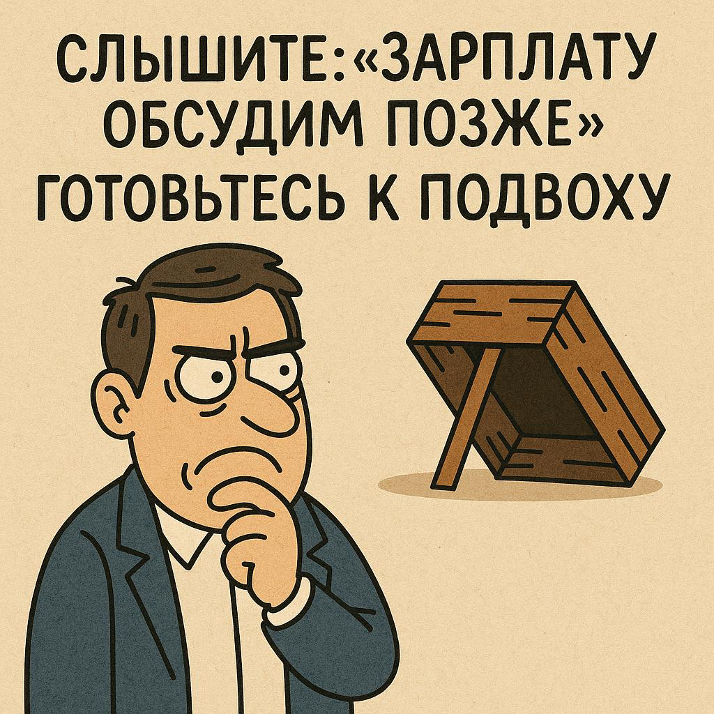 🤬 СЛЫШИТЕ: «ЗАРПЛАТУ ОБСУДИМ ПОЗЖЕ» – ГОТОВЬТЕСЬ К ПОДВОХУ | Сетка — социальная сеть от hh.ru