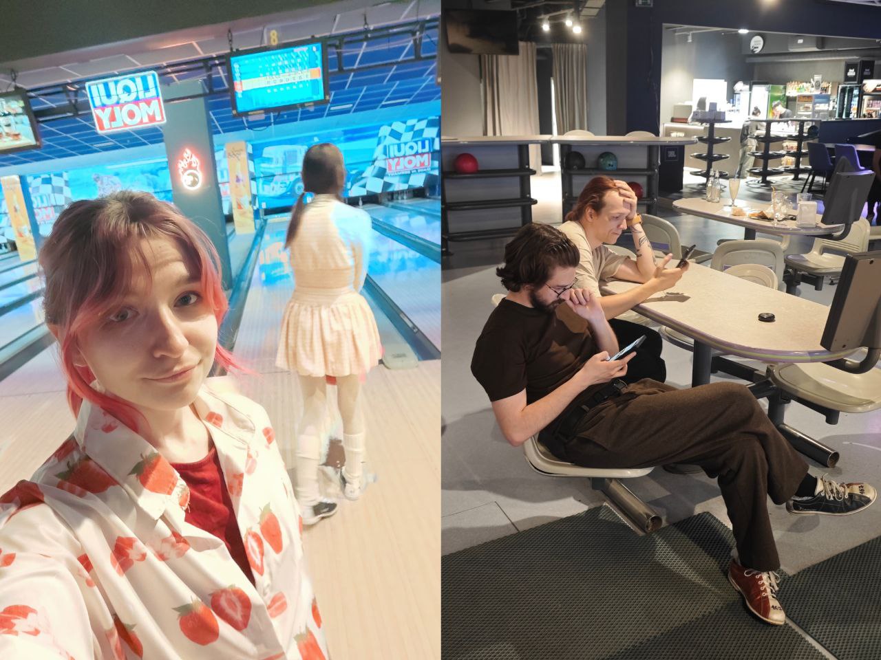 Вернулись в 2️⃣0️⃣1️⃣2️⃣ на пару часов 🎳
По качеству дорожек было соответствующе.. | Сетка — социальная сеть от hh.ru