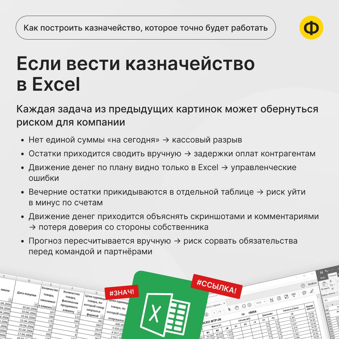 Как за 2 минуты ответить, сколько будет денег у компании к концу дня
Как выглядит типичное утро финансового директора в большой компании? Вместе с собственником он разбирает заявки от контрагентов на ... | Сетка — социальная сеть от hh.ru