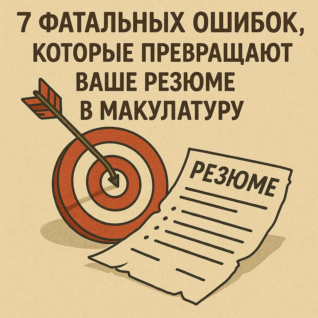 🎯 7 ФАТАЛЬНЫХ ОШИБОК, КОТОРЫЕ ПРЕВРАЩАЮТ ВАШЕ РЕЗЮМЕ | Сетка — социальная сеть от hh.ru