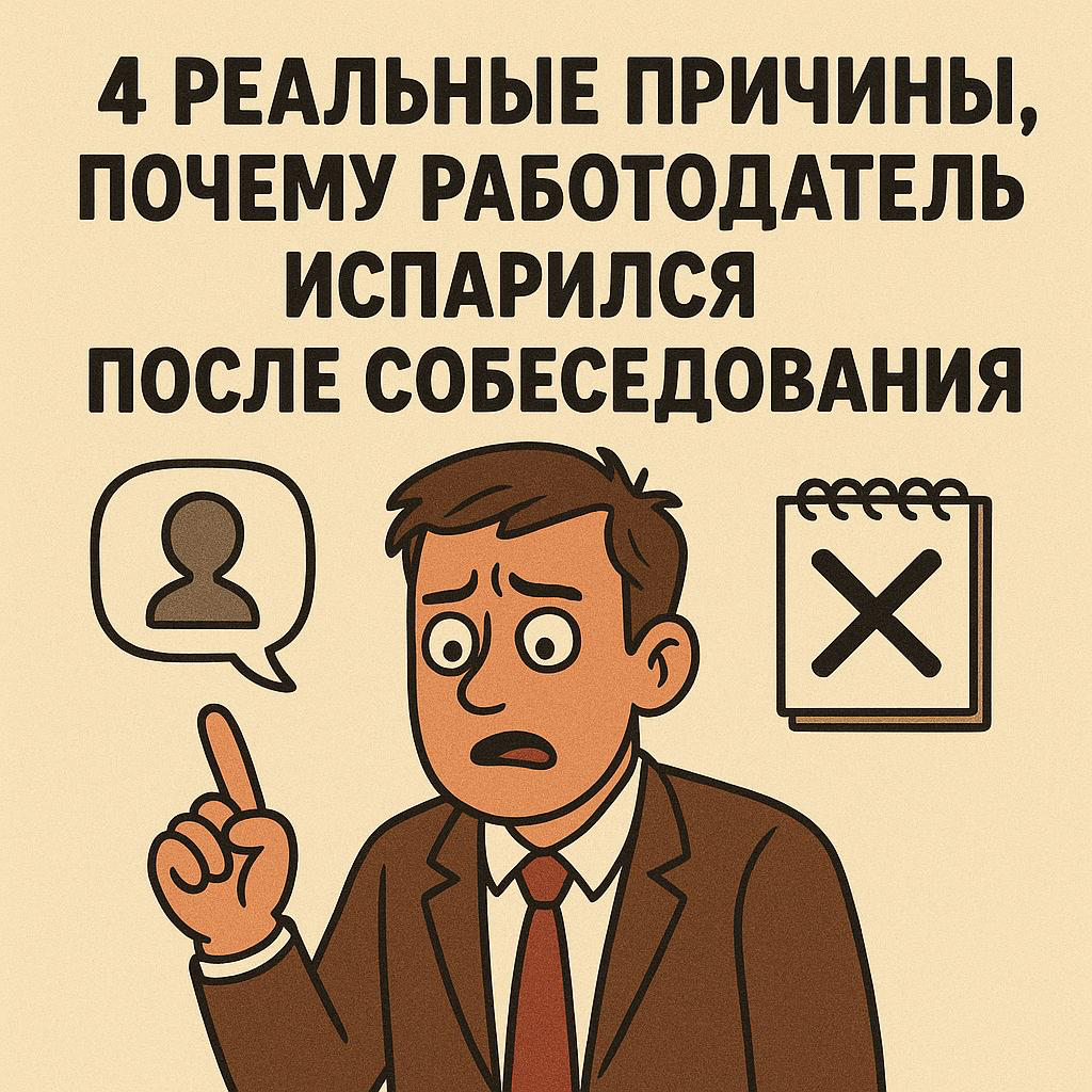4 РЕАЛЬНЫЕ ПРИЧИНЫ, ПОЧЕМУ РАБОТОДАТЕЛЬ ИСПАРИЛСЯ | Сетка — социальная сеть от hh.ru