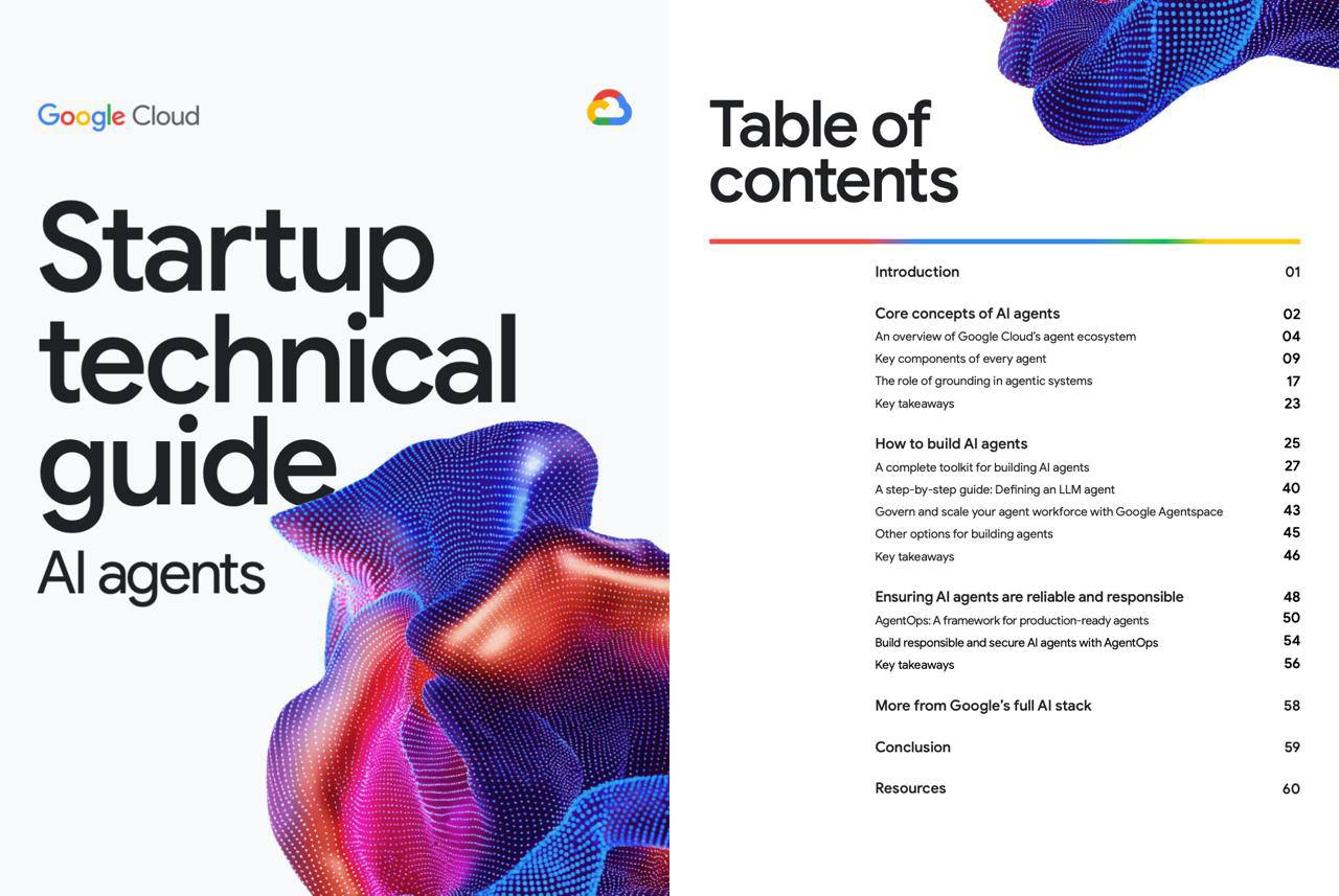 Google выпустили большой гайд по созданию ИИ-агентов. Подробно и с понятными иллюстрациями рассказывают, с чего начать и какими инструментами пользоваться | Сетка — социальная сеть от hh.ru