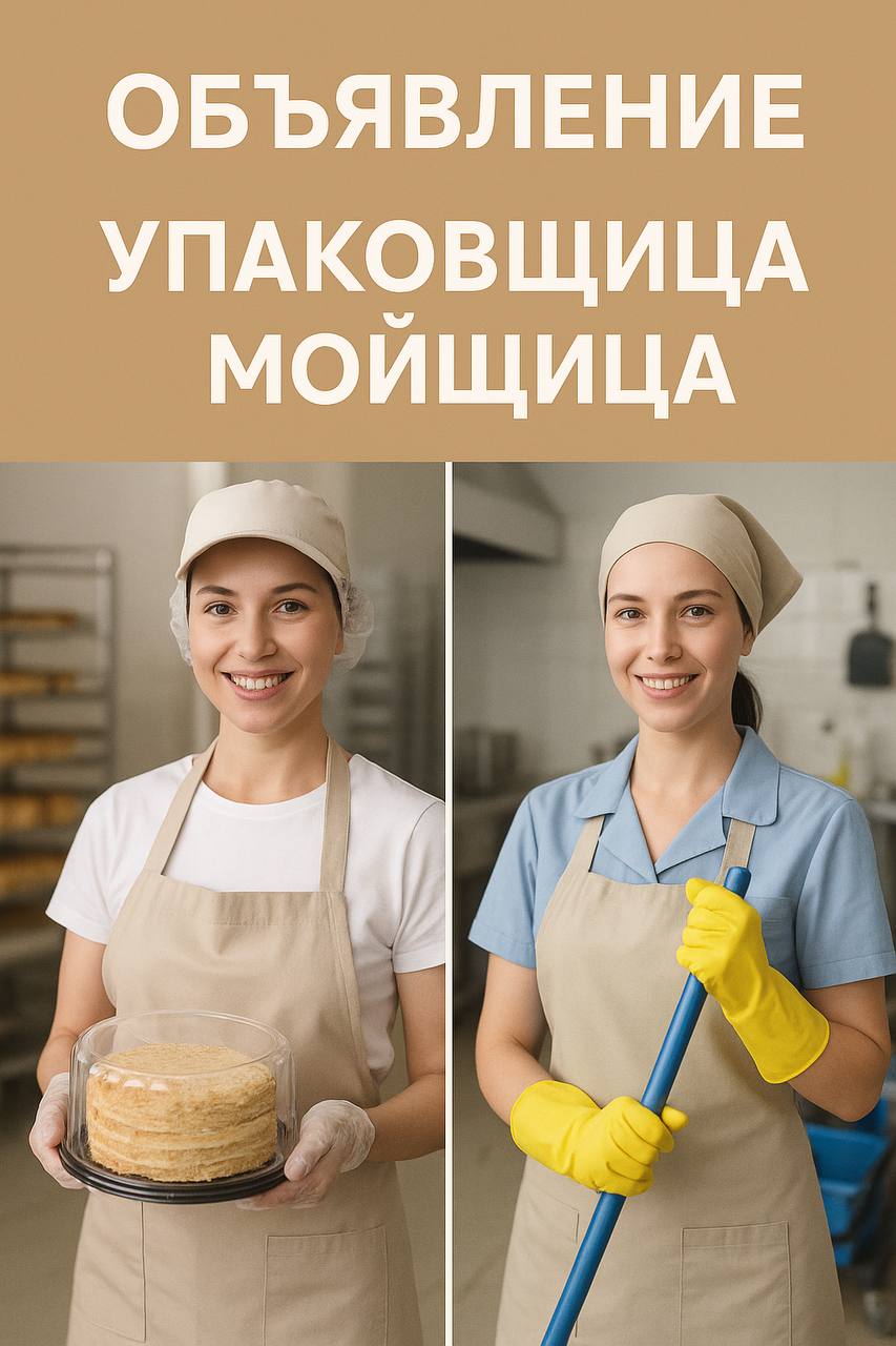 ‼️ СРОЧНО ИЩЕМ СОТРУДНИКОВ ‼️
Кондитерская «НаполеонКейк»
📍 Лихоборская набережная (м | Сетка — социальная сеть от hh.ru