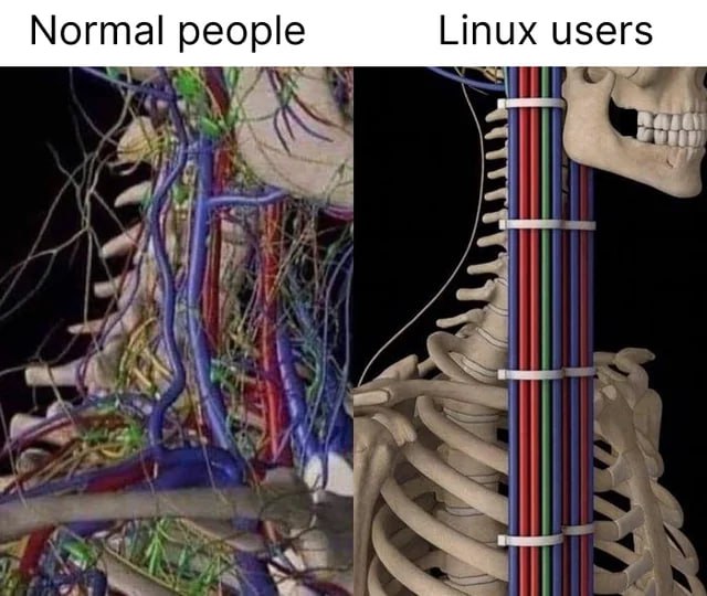 Linux / Линукс 🥸
В этом посте были ссылки, но мы их удалили по правилам Сетки | Сетка — социальная сеть от hh.ru