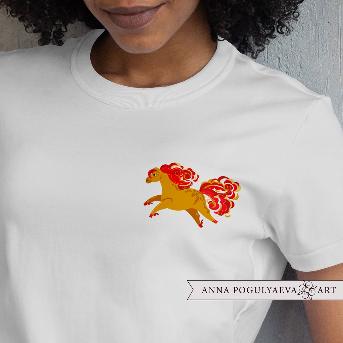 Сивка-Бурка. Иллюстрация в стиле хохломской росписи | Сетка — социальная сеть от hh.ru