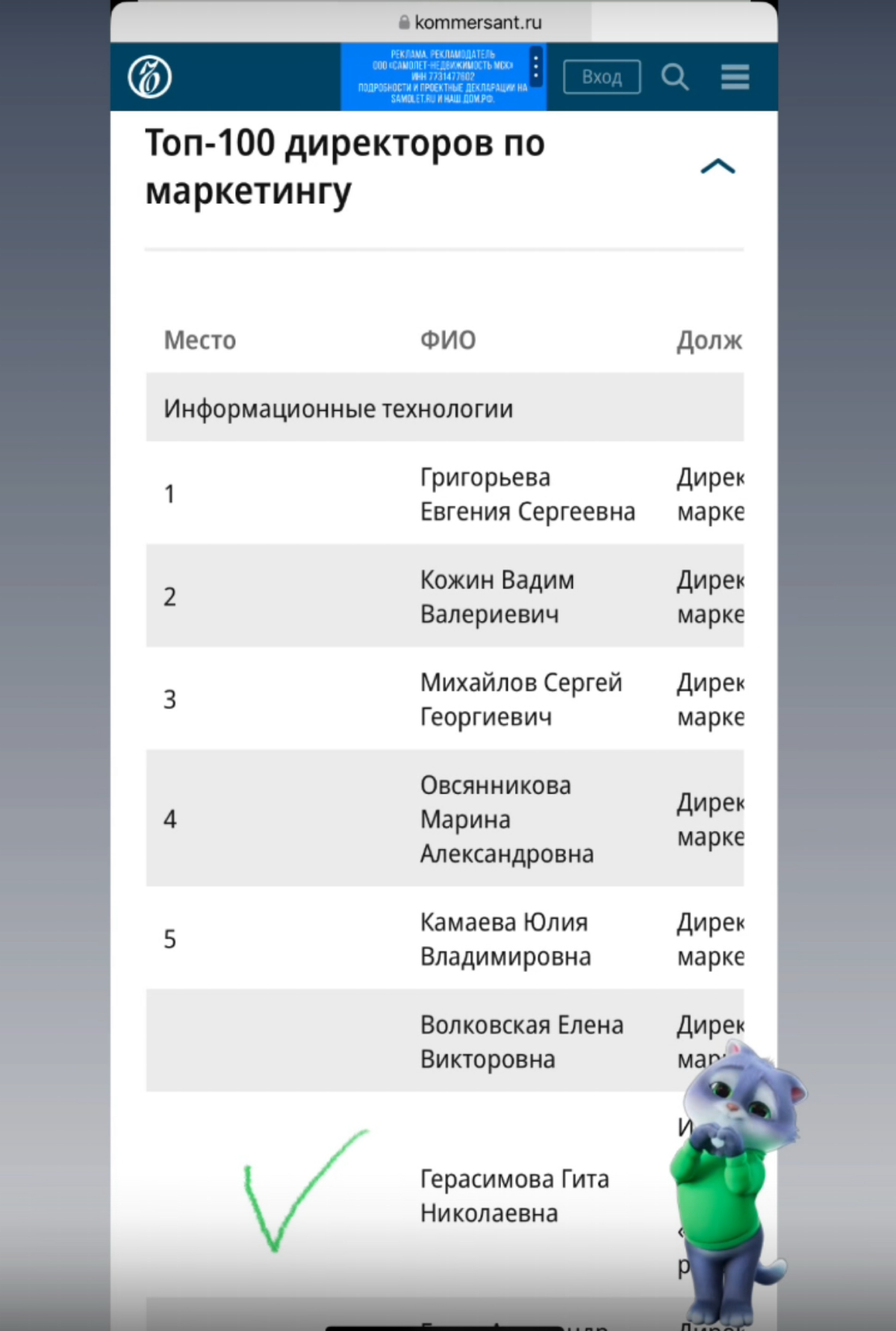 В этом году 7-е, в 2024-ом было 2 место:) СМО IT | Сетка — социальная сеть от hh.ru