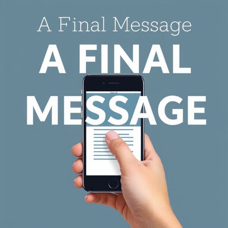 A Final Message — это решение для тех, кто беспокоится, что их близкие не знают о важных делах в случае непредвиденных обстоятельств | Сетка — социальная сеть от hh.ru