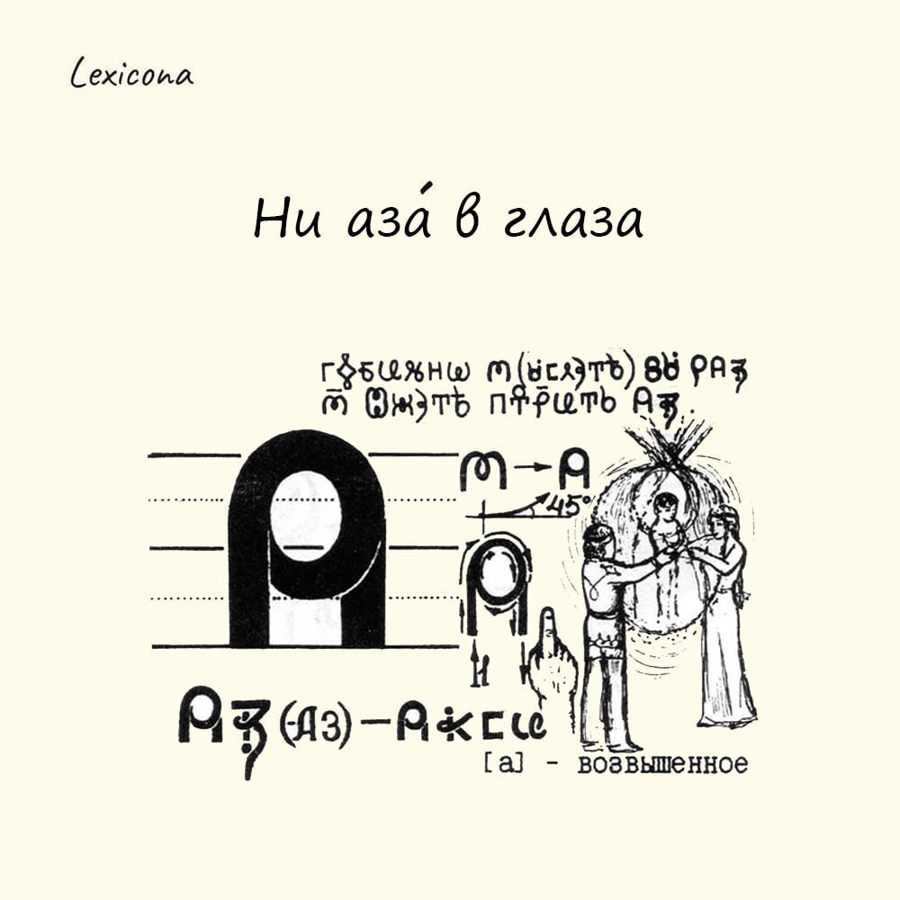 Ни аза в глаза 📖
– выражение означает не знать абсолютно ничего, даже самых простых вещей | Сетка — социальная сеть от hh.ru