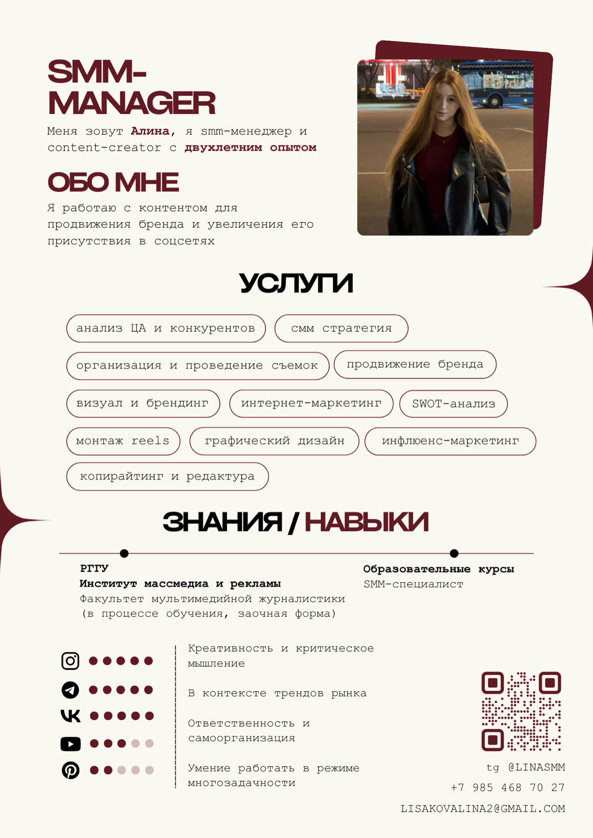 СММ-РЕЗЮМЕ | Сетка — социальная сеть от hh.ru