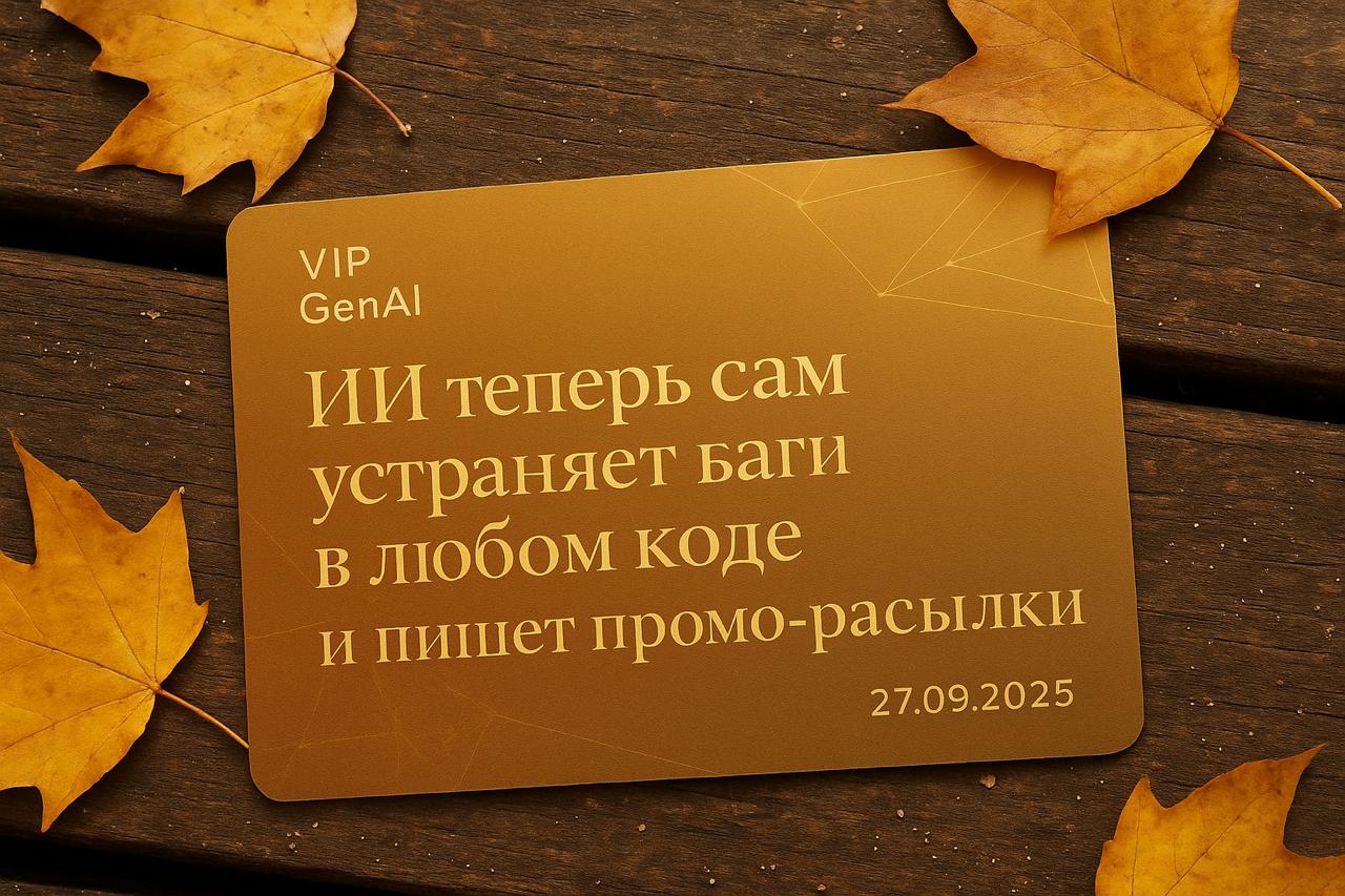 Для разработчиков — Gemini Code Assist обновился: теперь поддерживает автоматическое исправление ошибок, миграцию кода, автотесты и генерацию документации прямо в VS Code, JetBrains IDE, терминале и о... | Сетка — социальная сеть от hh.ru