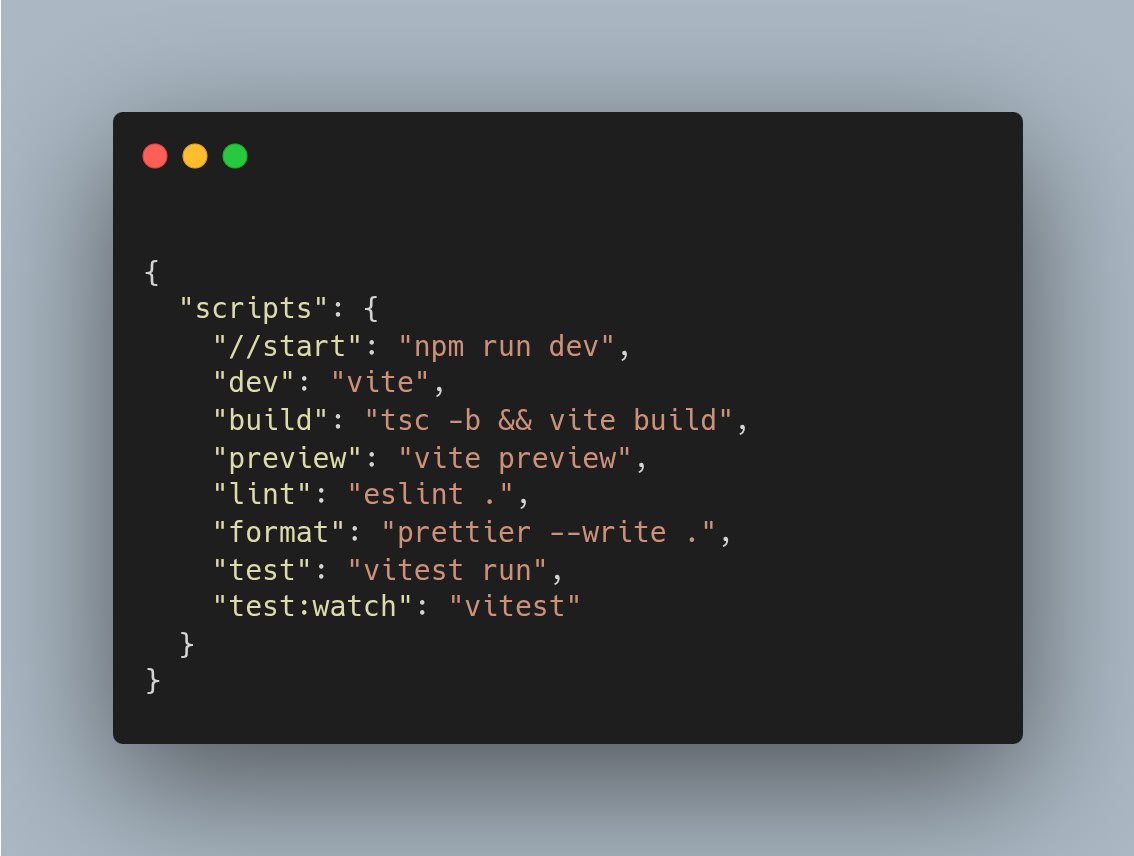 JSON не поддерживает комментарии 😡
Не проблема! В package.json можно использовать специальные поля для комментариев 🪿 | Сетка — социальная сеть от hh.ru