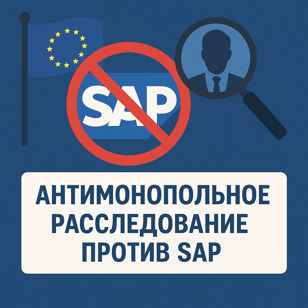 ⚡️Еврокомиссия запустила антимонопольное расследование против SAP — компания подозревается в ограничении конкуренции в области поддержки «локальных» ERP-решений | Сетка — социальная сеть от hh.ru
