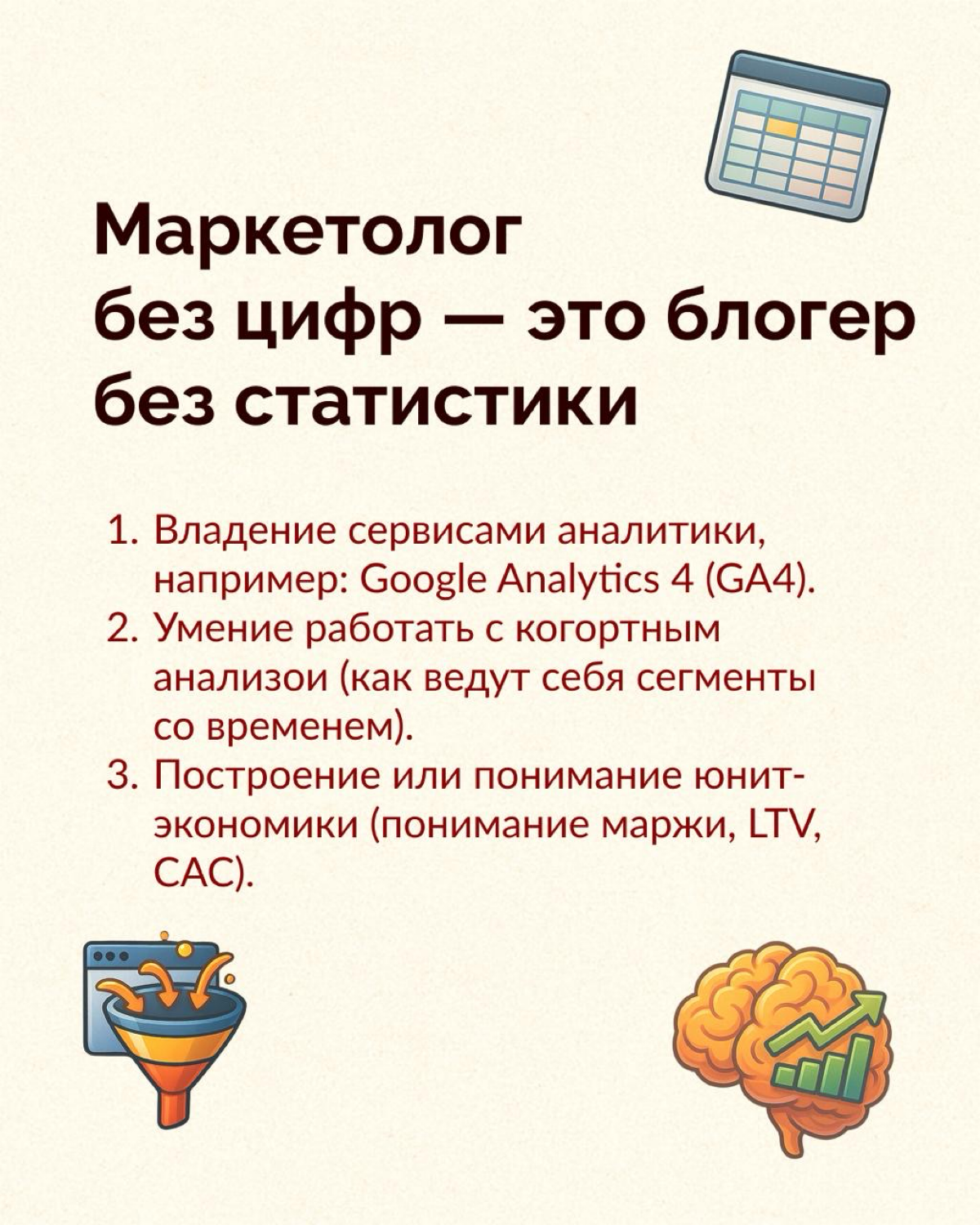 Что реально нужно знать маркетологу в 2025-2026 году? | Сетка — социальная сеть от hh.ru