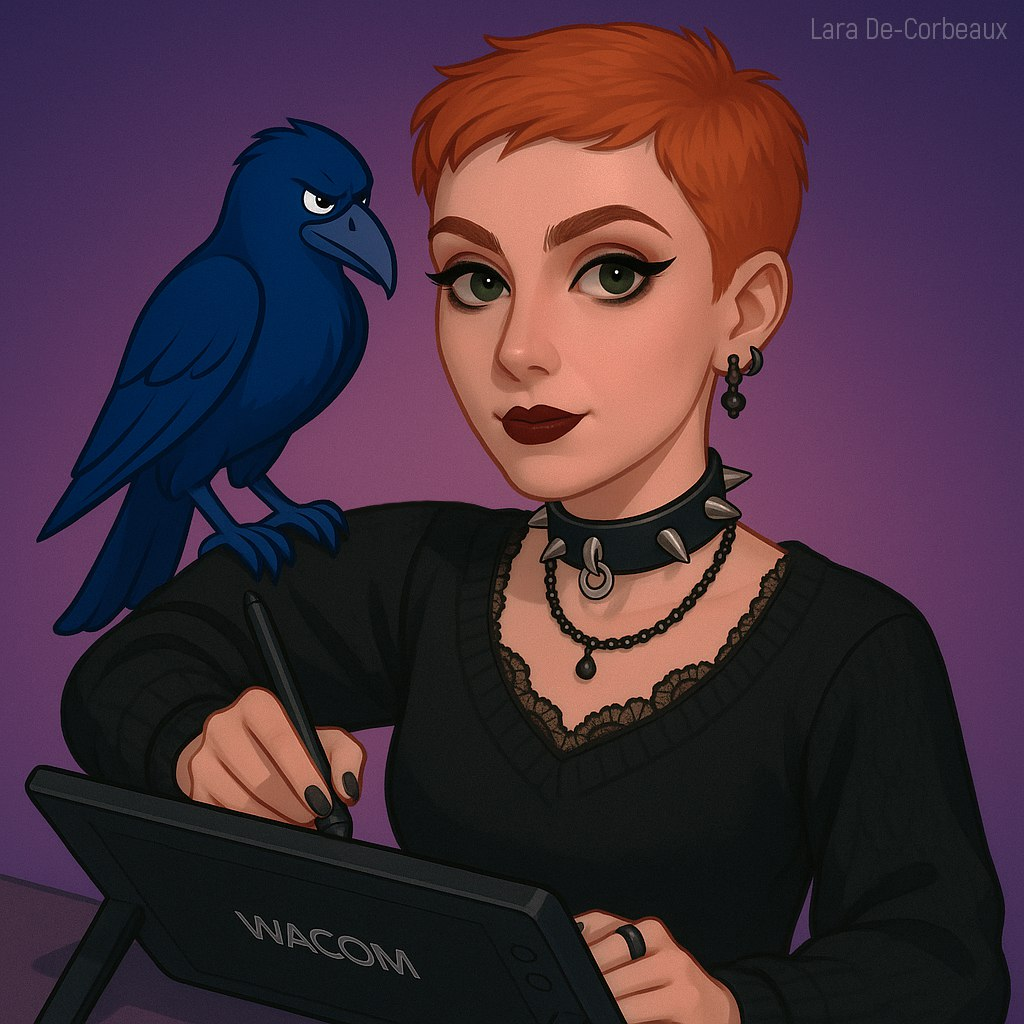 Приветствую вас! 🏰 

🦇 Меня зовут Лариса — я являюсь графическим дизайнером и иллюстратором, что более девяти лет странствует меж мирами искусства и технологий | Сетка — социальная сеть от hh.ru