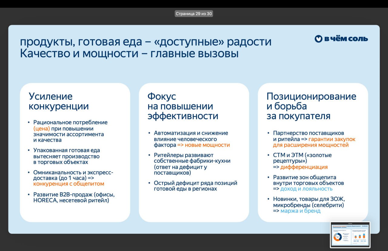 ⚡️ Тренды рынка готовой еды. Как растет интерес к готовой еде и к каким вызовам рынка нужно быть готовыми
Рынок готовой еды и общепита в России меняется на глазах — и цифры это подтверждают | Сетка — социальная сеть от hh.ru