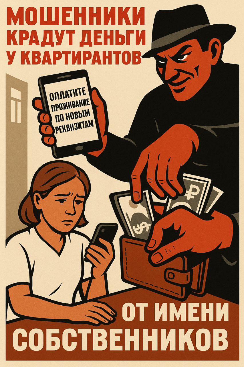 🚨 Мошенники придумали новую схему против квартирантов.
Аферисты рассылают сообщения от имени хозяев квартир с «новыми реквизитами для оплаты». Получив перевод, они исчезают | Сетка — социальная сеть от hh.ru
