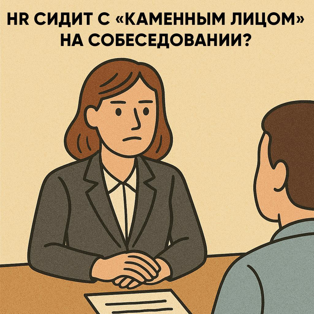 HR СИДИТ С «КАМЕННЫМ ЛИЦОМ» НА СОБЕСЕДОВАНИИ? | Сетка — социальная сеть от hh.ru