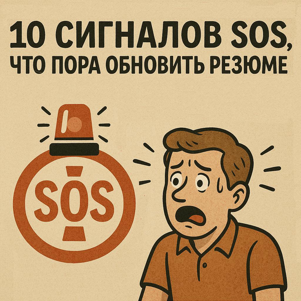 🚨 10 СИГНАЛОВ SOS, ЧТО ПОРА ОБНОВИТЬ РЕЗЮМЕ | Сетка — социальная сеть от hh.ru