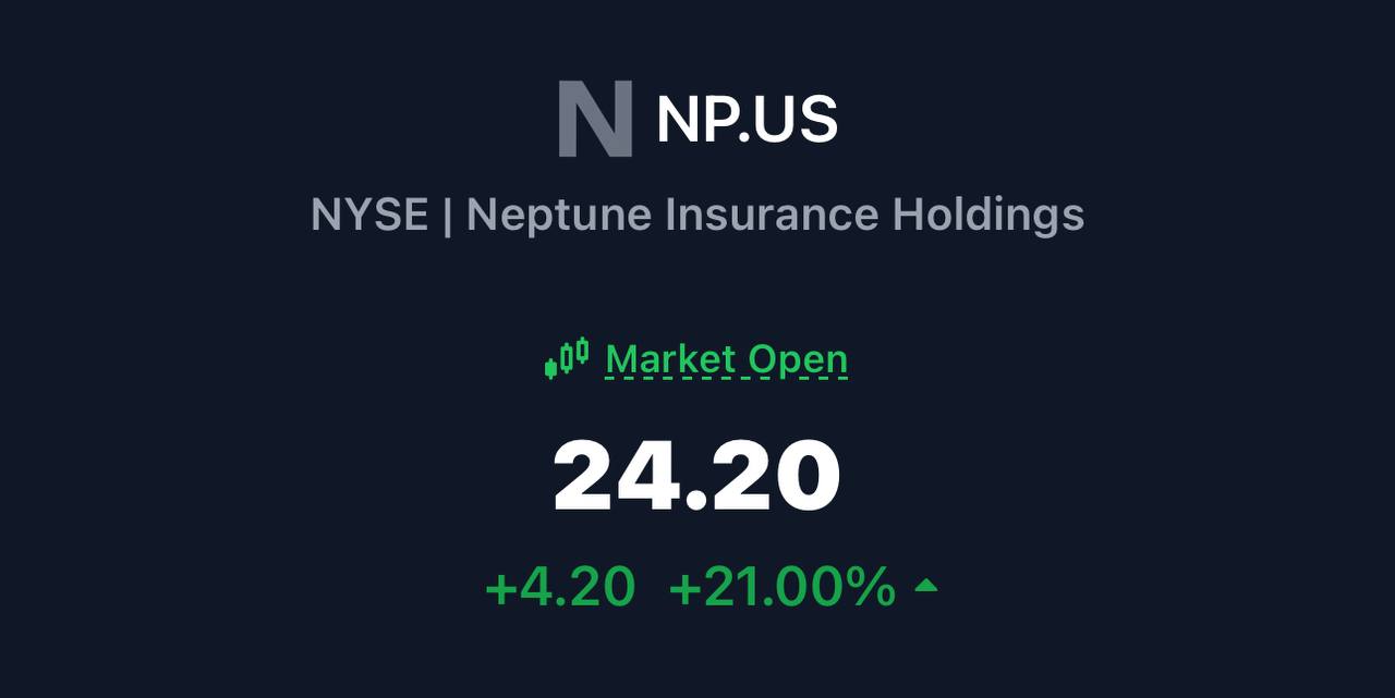 Сегодня поучаствовал в IPO Neptune Insurance +21%🤝 | Сетка — социальная сеть от hh.ru