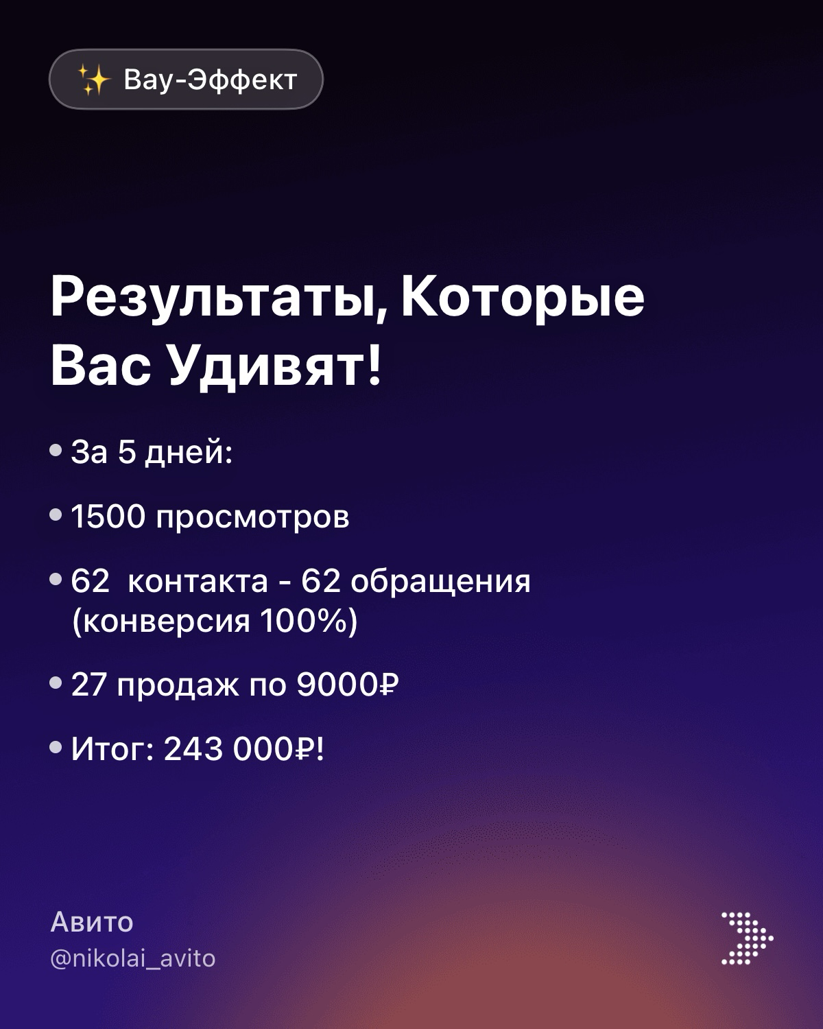 На днях был клиент из Саратова
Услуги по пилатесу
Решили зайти с другой стороны, не продажа абонемента, а продажа решение боли клиента
В итоге вот такой результат | Сетка — социальная сеть от hh.ru