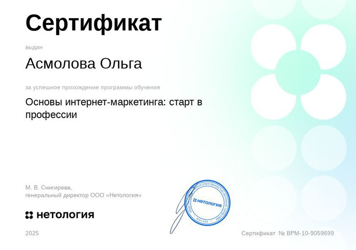 Мои сертификаты 👇 | Сетка — социальная сеть от hh.ru