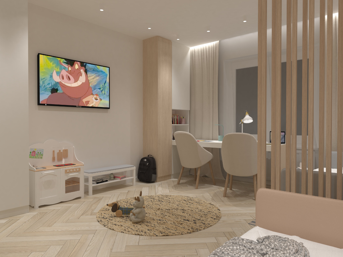 ☀️  Интерьер детской комнаты (19 кв.м.). Санкт-Петербург | Сетка — социальная сеть от hh.ru