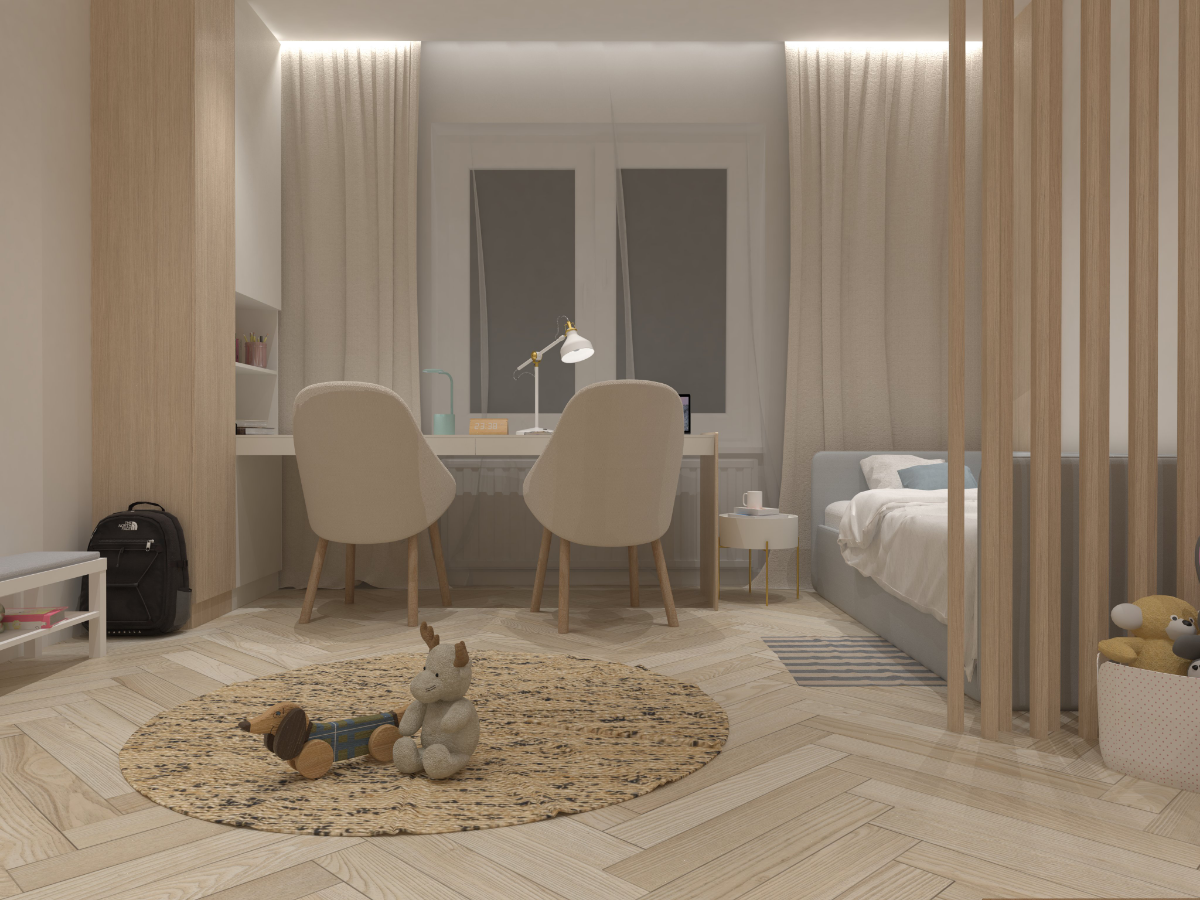 ☀️  Интерьер детской комнаты (19 кв.м.). Санкт-Петербург | Сетка — социальная сеть от hh.ru