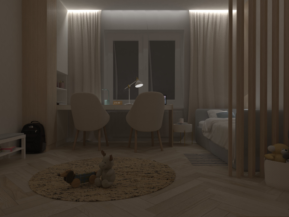 ☀️  Интерьер детской комнаты (19 кв.м.). Санкт-Петербург | Сетка — социальная сеть от hh.ru