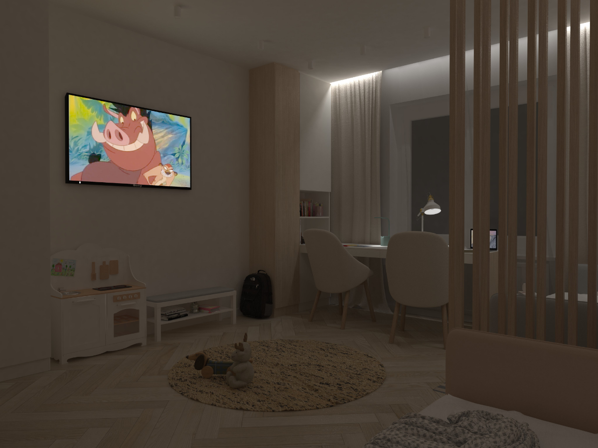 ☀️  Интерьер детской комнаты (19 кв.м.). Санкт-Петербург | Сетка — социальная сеть от hh.ru