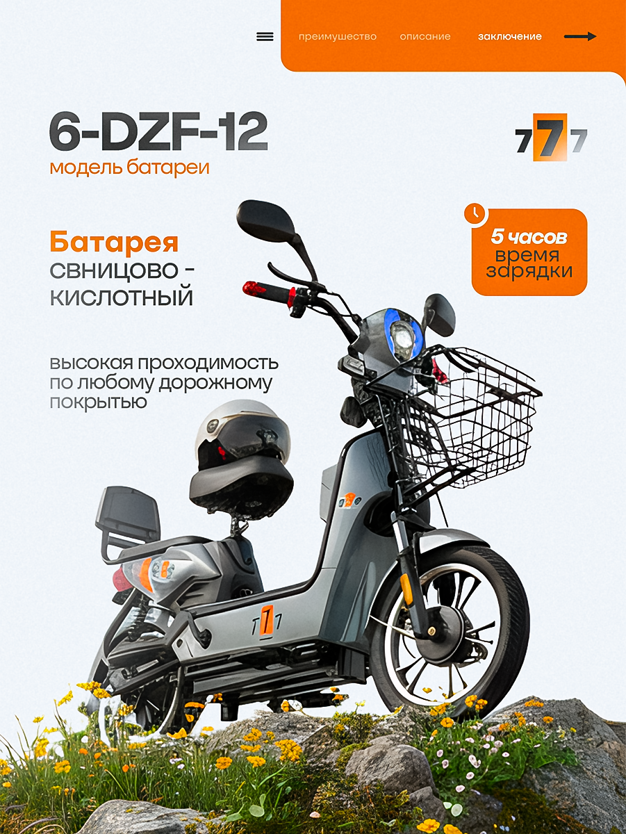 Инфографика для электровелосипеда | Сетка — социальная сеть от hh.ru