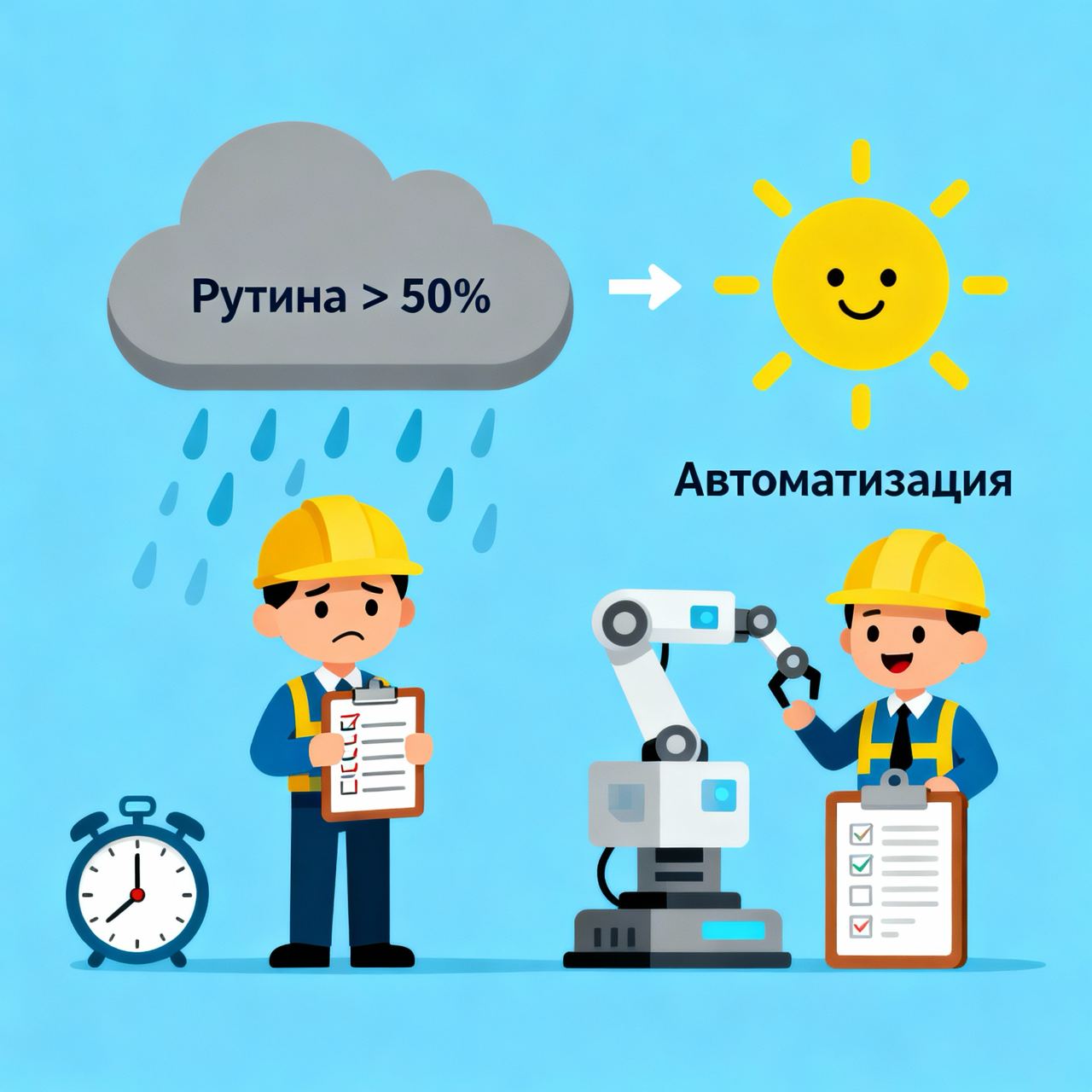[SRE] Рутина - убивца
Дальше разберем вопрос - почему же лучше иметь меньше рутины?
Ответ: рутина убивает и вгоняет в депрессию инженеров.
На этом у меня все | Сетка — социальная сеть от hh.ru