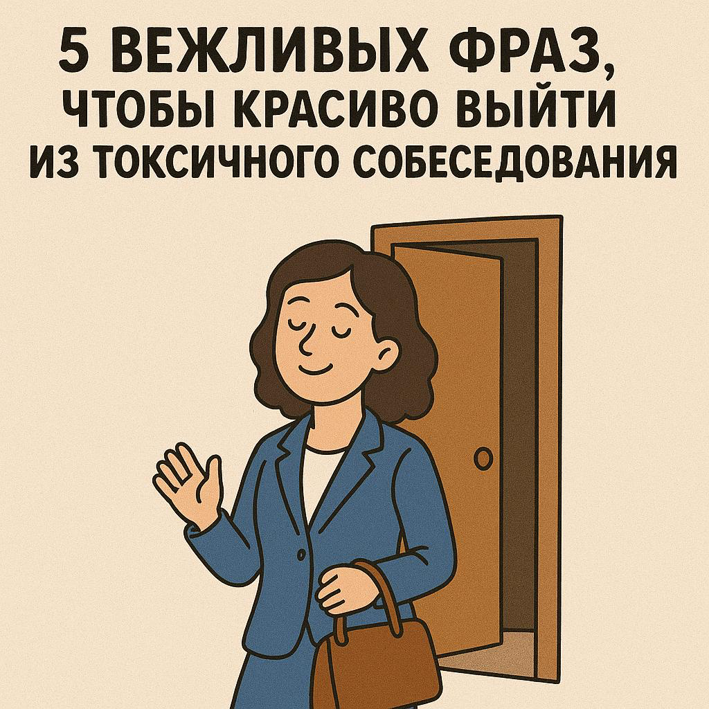 🚪 5 ВЕЖЛИВЫХ ФРАЗ, ЧТОБЫ КРАСИВО ВЫЙТИ | Сетка — социальная сеть от hh.ru