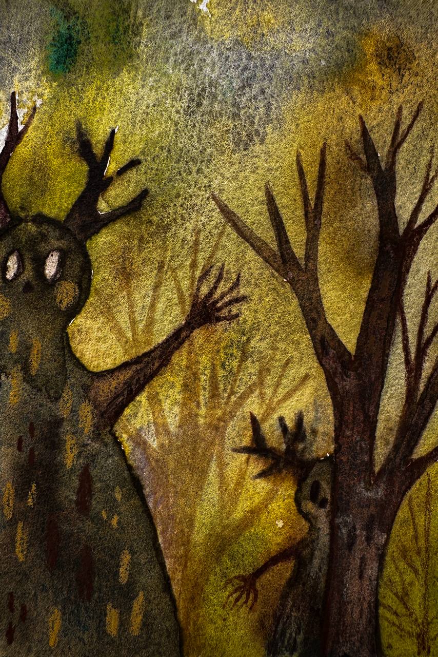 День 3/31 «Шуршащие жители леса» #inktober2025
Говорят, если зайти в самый старый лес и остановиться, можно услышать едва слышное «шур-шур-шур».
Это не просто шелест опадающей листвы | Сетка — социальная сеть от hh.ru