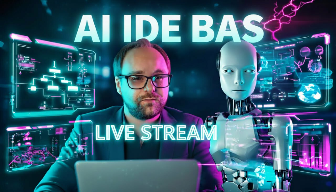 🔥 Как AI IDE BAS помогает бизнес- и системным аналитикам
На стриме с Германом и командой мы показали работу AI IDE BAS на примере учебного проекта по системе учёта времени и отчётности | Сетка — социальная сеть от hh.ru