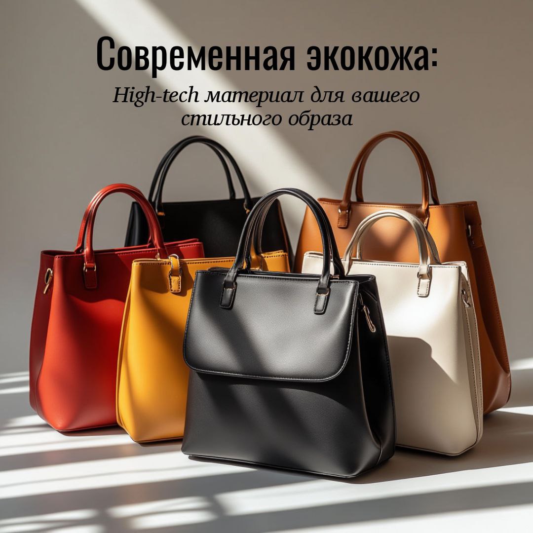 📍Современная экокожа: High-tech материал для вашего стильного образа
Сумки из экокожи: Почему это выбор осознанного покупателя
Глядя на стильную сумку из современной экокожи, бывает сложно отличить ее... | Сетка — социальная сеть от hh.ru