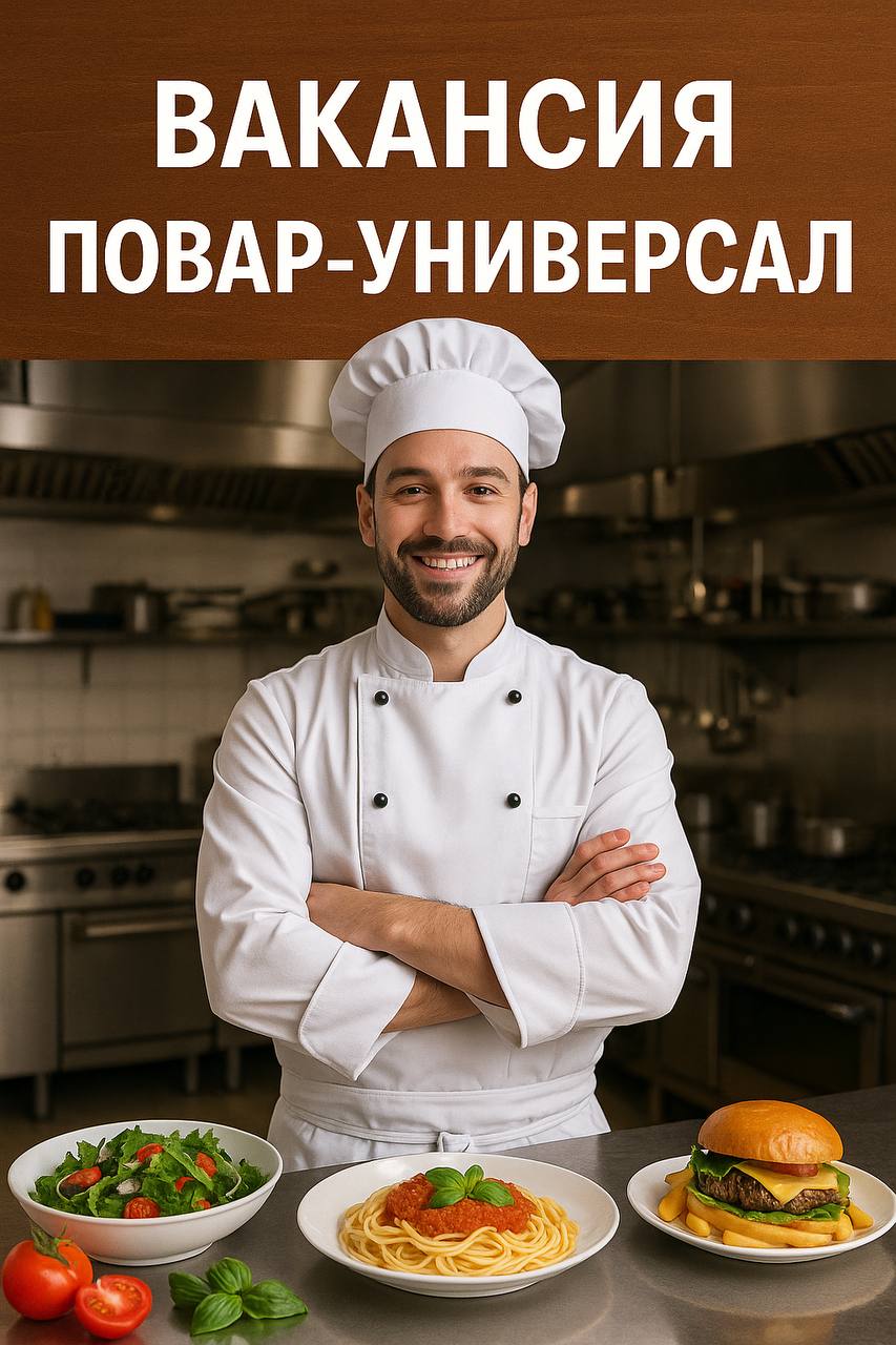 🍴 Вакансия: Повар-универсал (Москва)
📍 Локации: м. Мякинино, м. Ленинский проспект, м | Сетка — социальная сеть от hh.ru