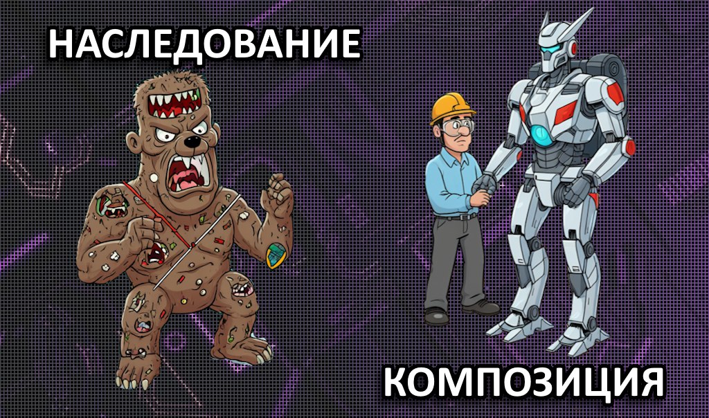 Наследование и Композиция | Сетка — социальная сеть от hh.ru