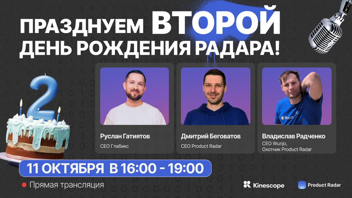 Празднуем ВТОРОЙ день рождения Радара! | Сетка — социальная сеть от hh.ru