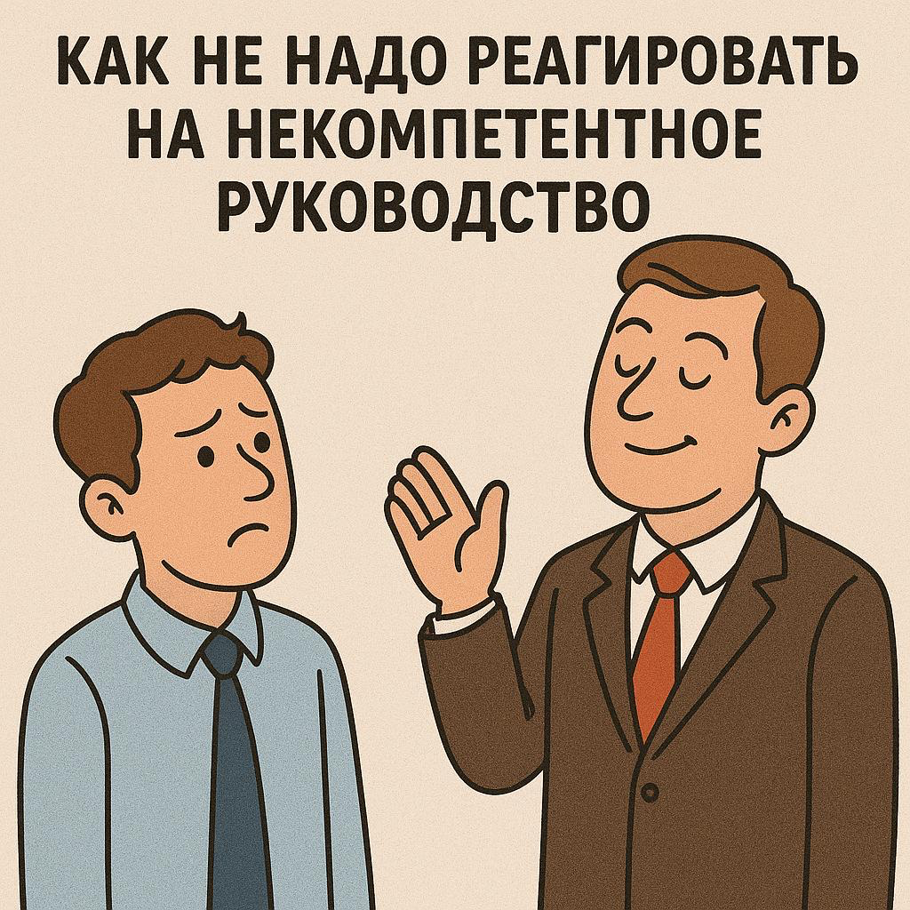 💼 КАК НЕ НАДО РЕАГИРОВАТЬ НА НЕКОМПЕТЕНТНОЕ РУКОВОДСТВО | Сетка — социальная сеть от hh.ru