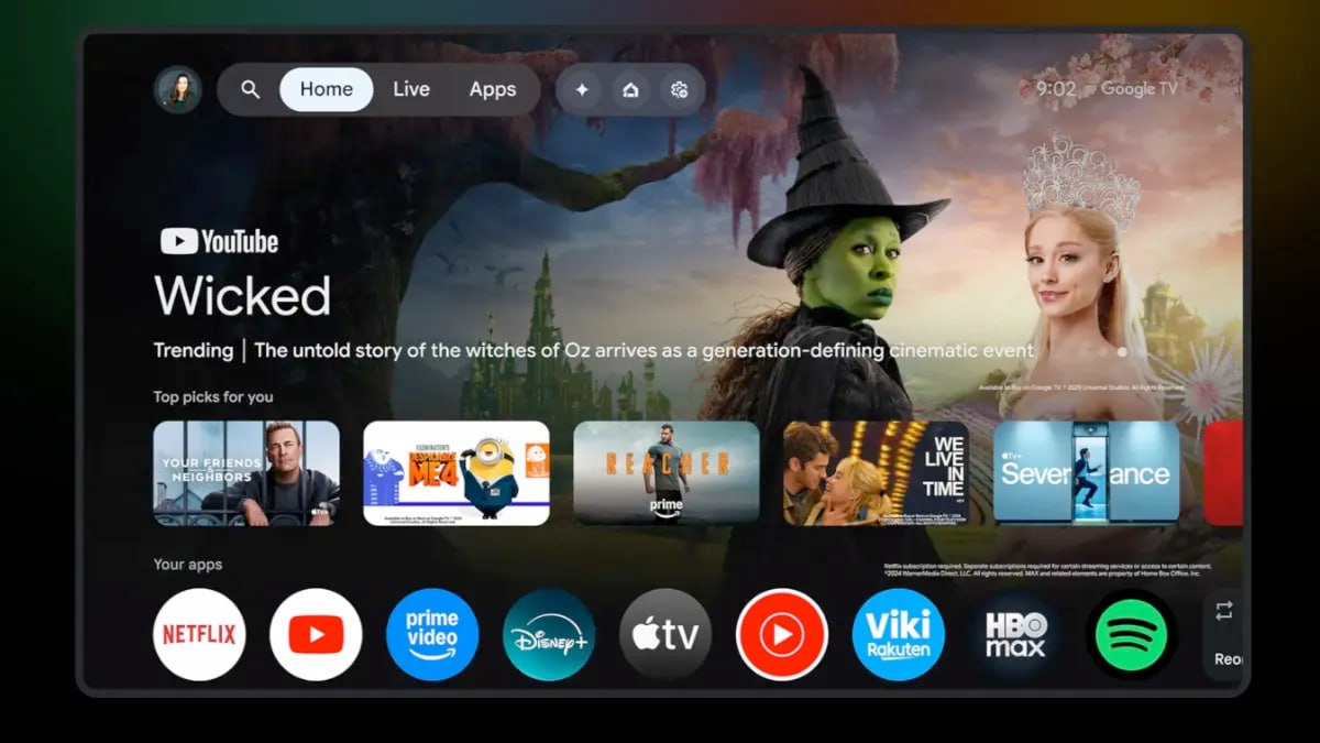 Говорят, что по миру идет раскатка нового в Google TV.
Сам еще не получил апдейт, но в сети уже есть фотки.
Что поменялось | Сетка — социальная сеть от hh.ru