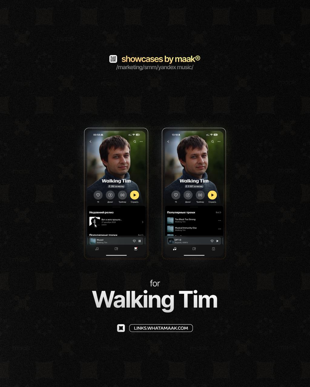 📱 Новый кейс — Продвижение в Яндекс Музыке для Walking Tim
✅ Что было сделано?
— Комплексное продвижение трека с целью увеличения прослушиваний и вовлеченности
🔥Заказать продвижение
⚡️Другие услуги
#b... | Сетка — социальная сеть от hh.ru