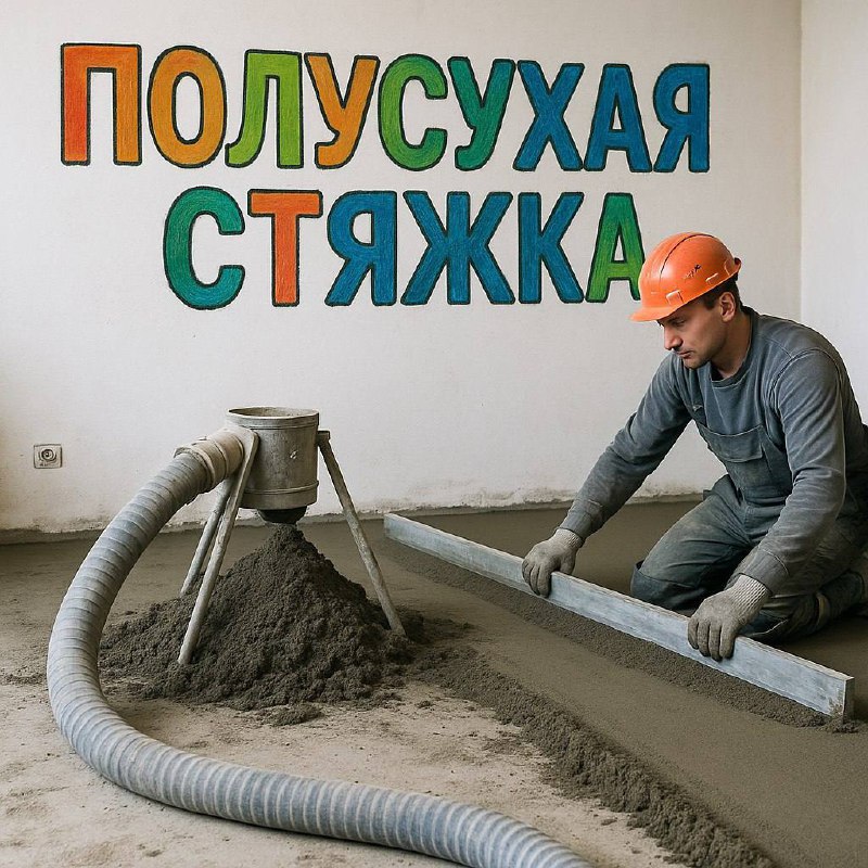 Профессиональная полусухая стяжка пола — надежное решение для вашего дома или офиса
От 450 рублей за квадрат
☎️ 89175196595
Тг писать 👉 @stroytreid | Сетка — социальная сеть от hh.ru