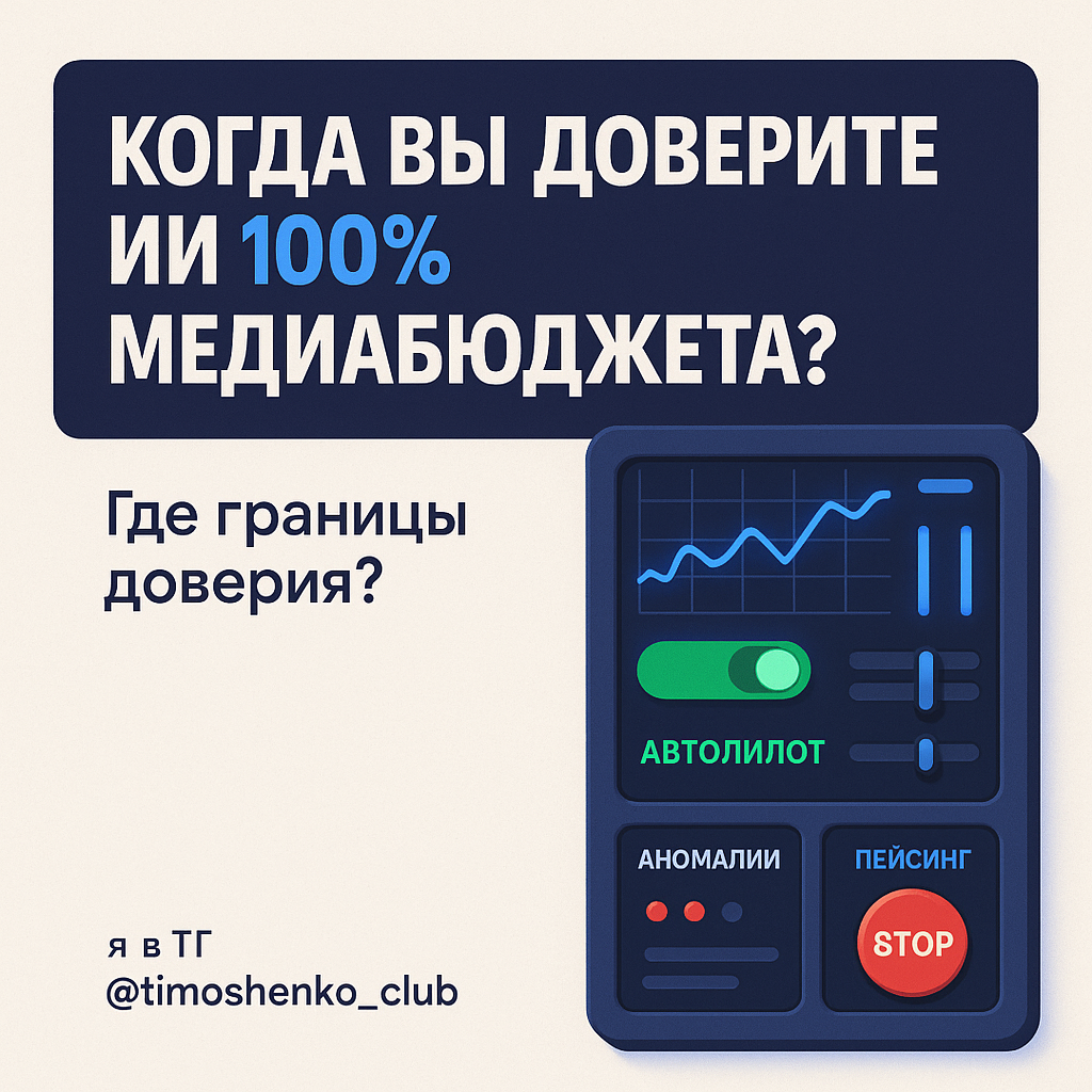 Когда вы доверите ИИ 100% медиабюджета? | Сетка — социальная сеть от hh.ru