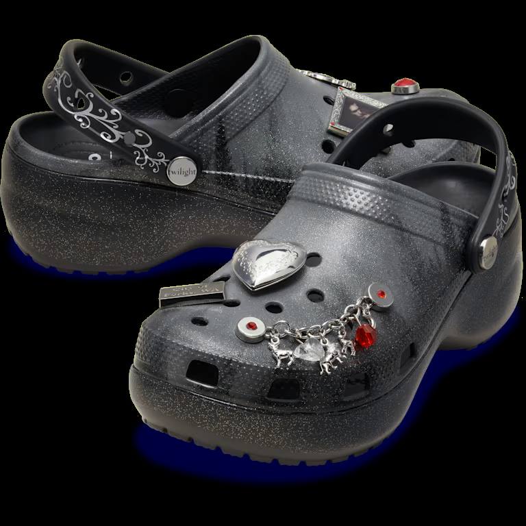 АААА! Коллаба Crocs и СУМЕРЕК выйдет 18 ноября! По такому случаю кроксы выпустили два вида обуви:
🍕 Классические клогги, которые можно надевать ВСЕМ фанатам и Эдварда, и Джейкоба, потому что на левом ... | Сетка — социальная сеть от hh.ru