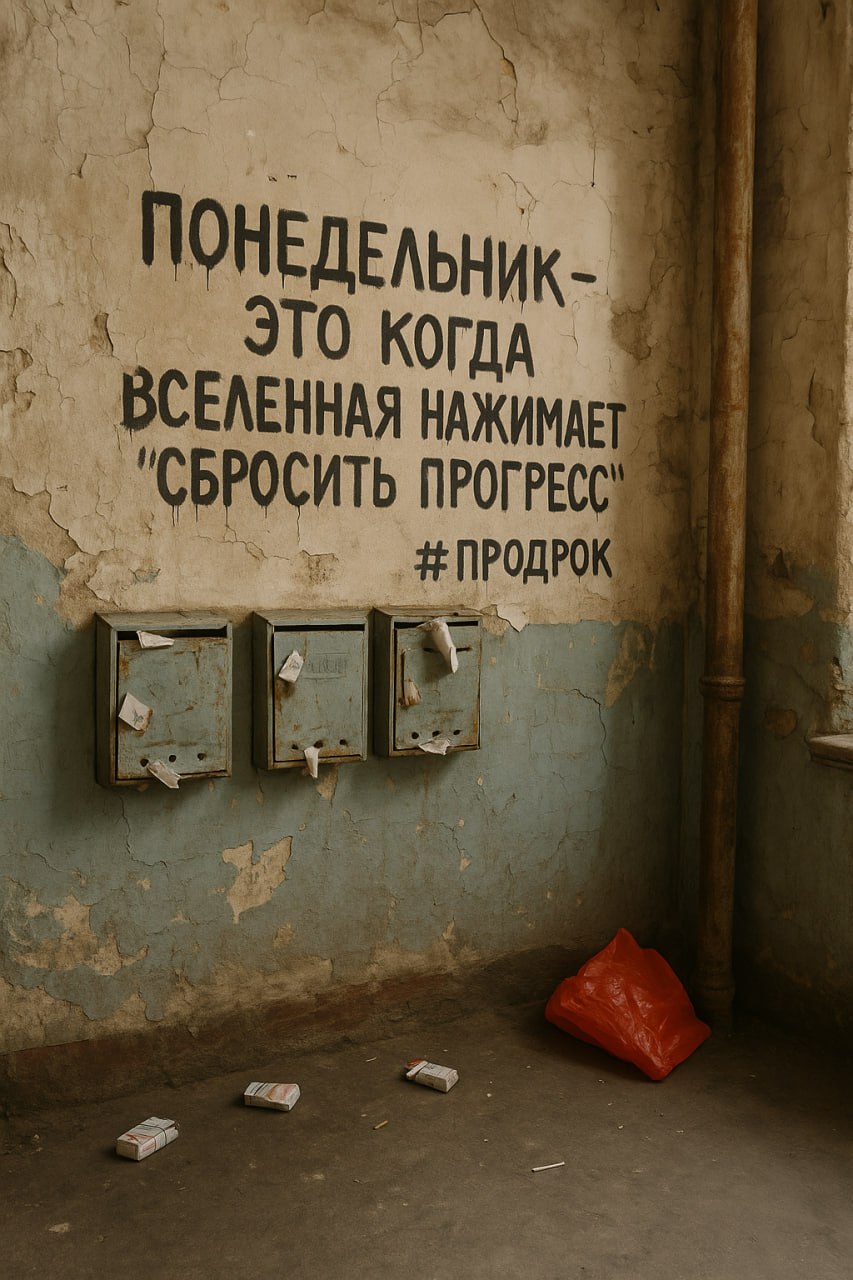 Понедельник — это день, когда человечество коллективно жалеет, что эволюция не придумала кнопку отложить жизнь на 10 минут | Сетка — социальная сеть от hh.ru