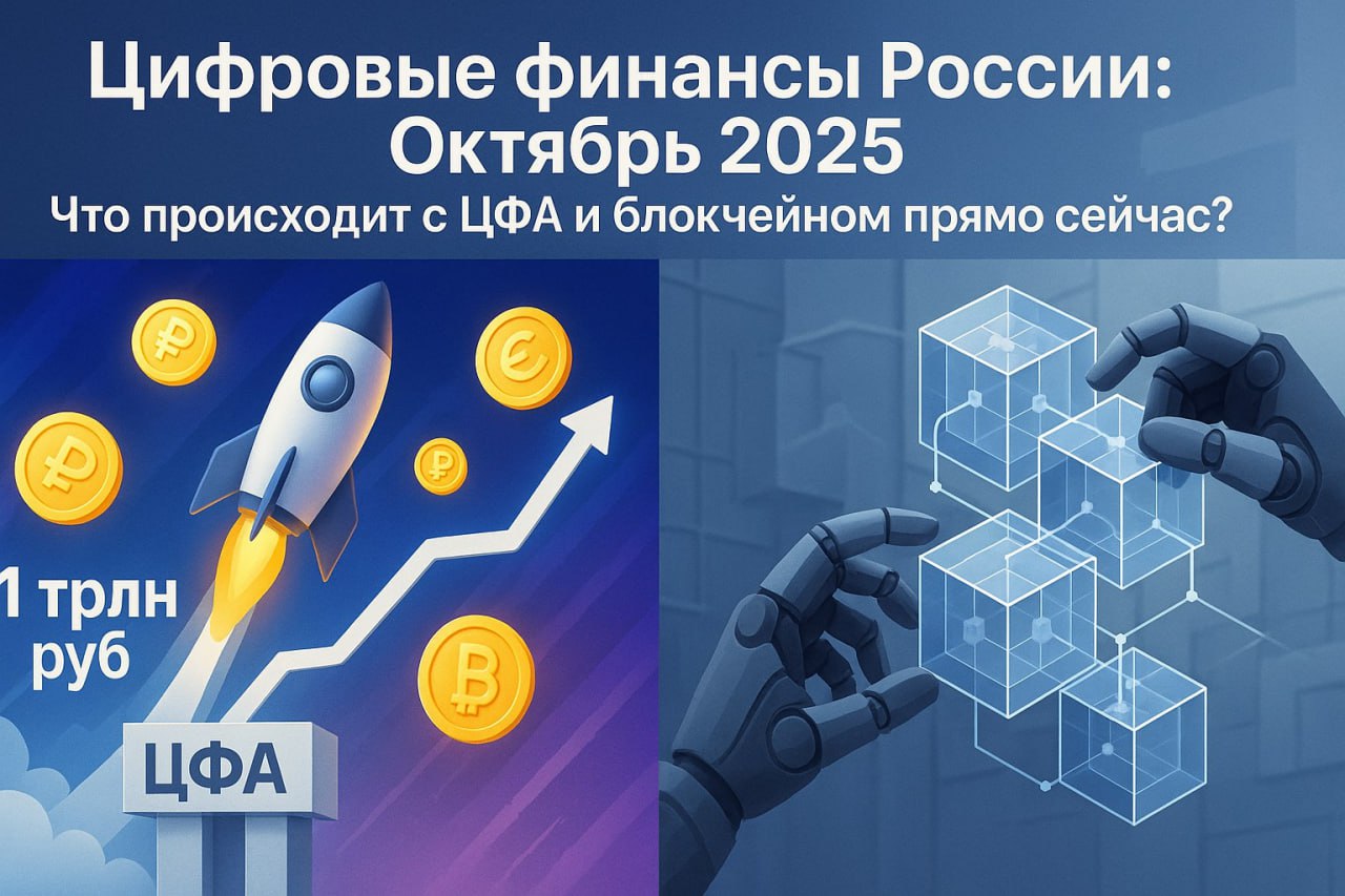 💎 Цифровые финансы России: Октябрь 2025. Что происходит с ЦФА и блокчейном прямо сейчас?
🥸Привет, сегодня разбираем российский блокчейн и цифровые активы | Сетка — социальная сеть от hh.ru